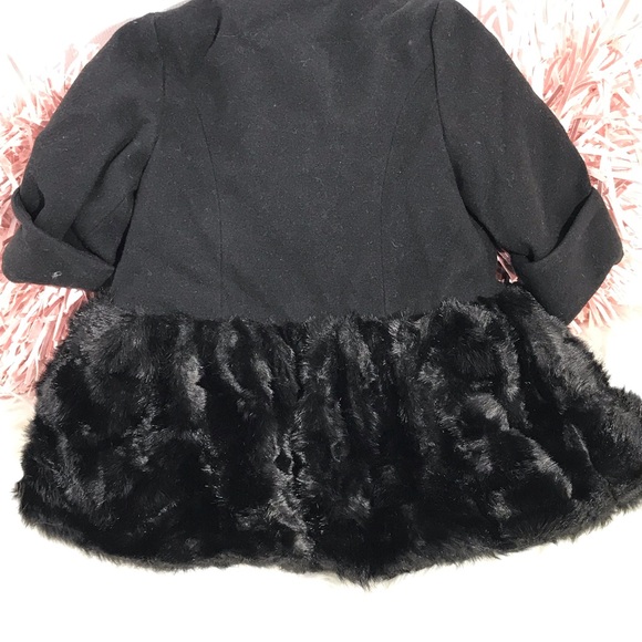 Neiman Marcus Elena faux fur coat size 2 - Picture 7 of 8
